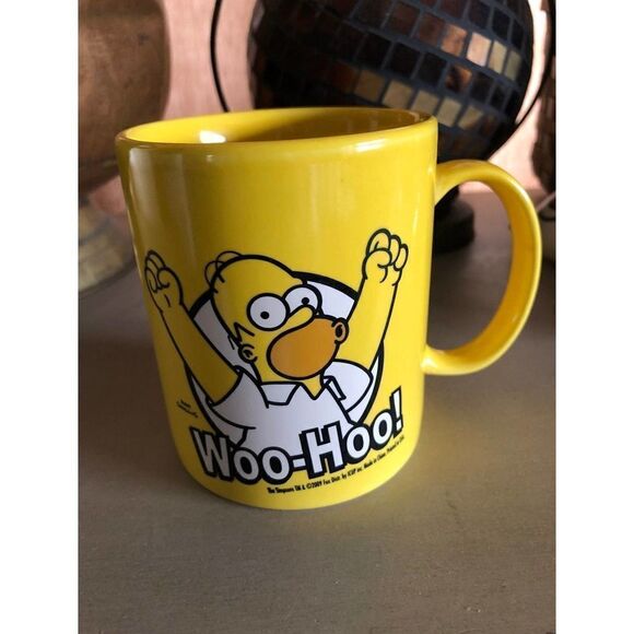 Rare The Simpsons Homer Coffee Mug Cup Fox‎ - Picture 1 of 3